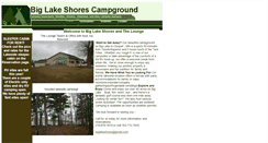 Desktop Screenshot of biglakeshores.com